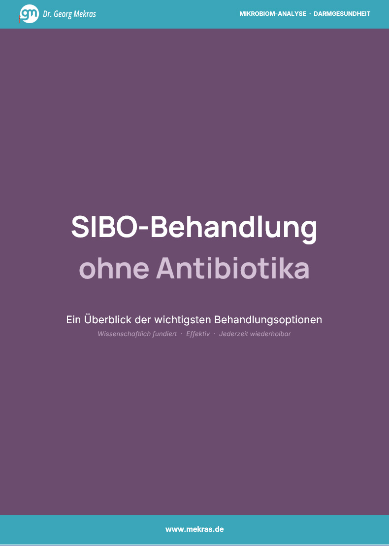 Digitaler Leitfaden: SIBO Behandlung ohne Antibiotika von Dr. Georg Mekras